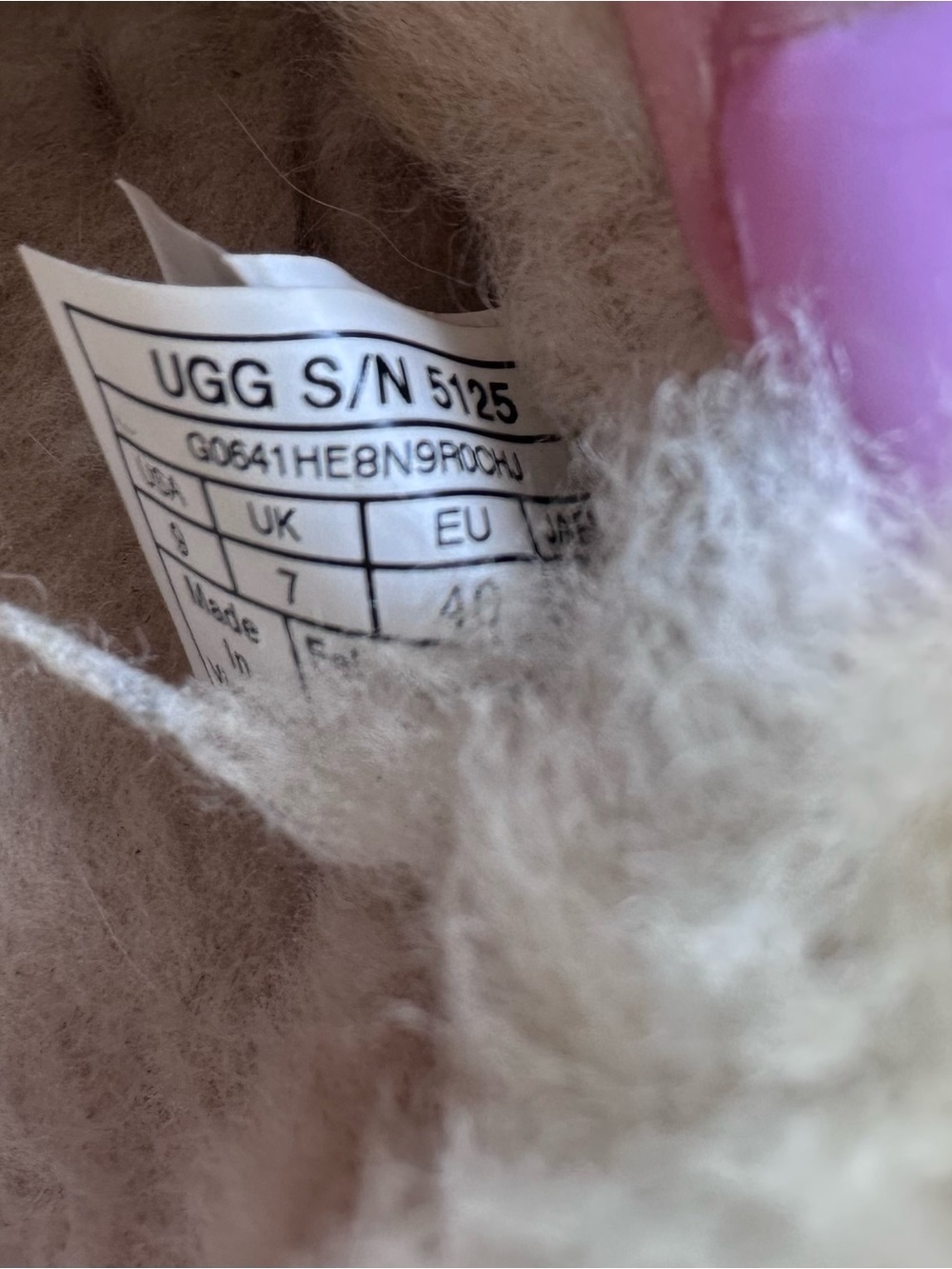 UGG Chestnut Suede Shearling-Lined Women’s Slippers Size 9 US / 40 Euro - Picture 7 of 7
